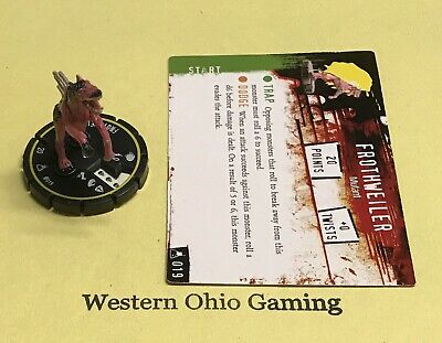 Horrorclix The Lab Frothweiler #019 Rookie USED Dog Figure from Booster Pack