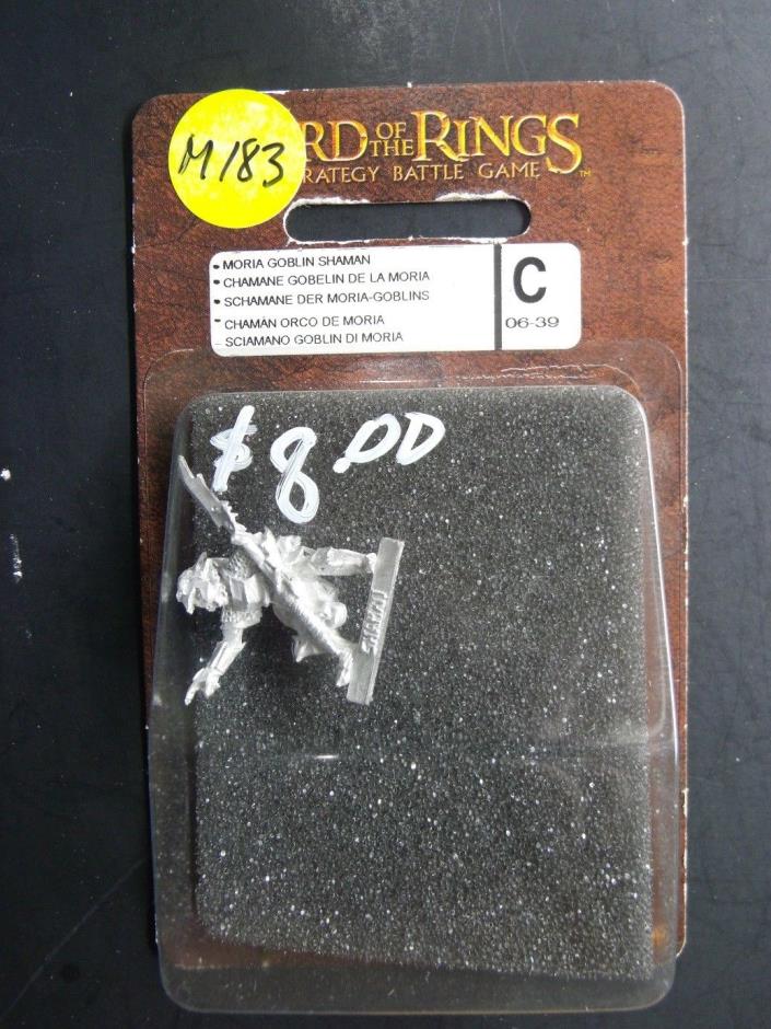 (M183)GW LORD OF THE RINGS MORIA GOBLIN SHAMAN BLISTER NEW SEALED
