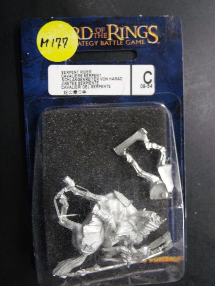 (M177)GW LORD OF THE RINGS SERPENT RIDER CAVALIER 09-54 NEW BLISTER SEALED