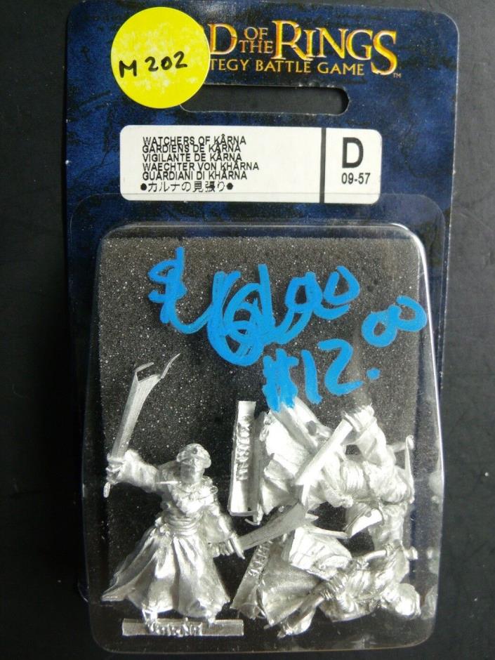 (M202)GW LORD OF THE RINGS WATCHERS OF KARNA (3) NIB METAL