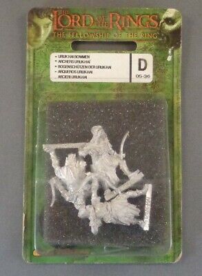 Lord of the Rings LOTR Miniatures Blister Pack - Uruk Hai - Sealed MOC