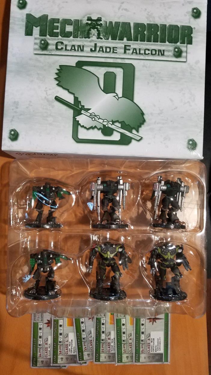 Wizkids Mechwarrior Clan Jade Falcon Battleforce Incomplete Set