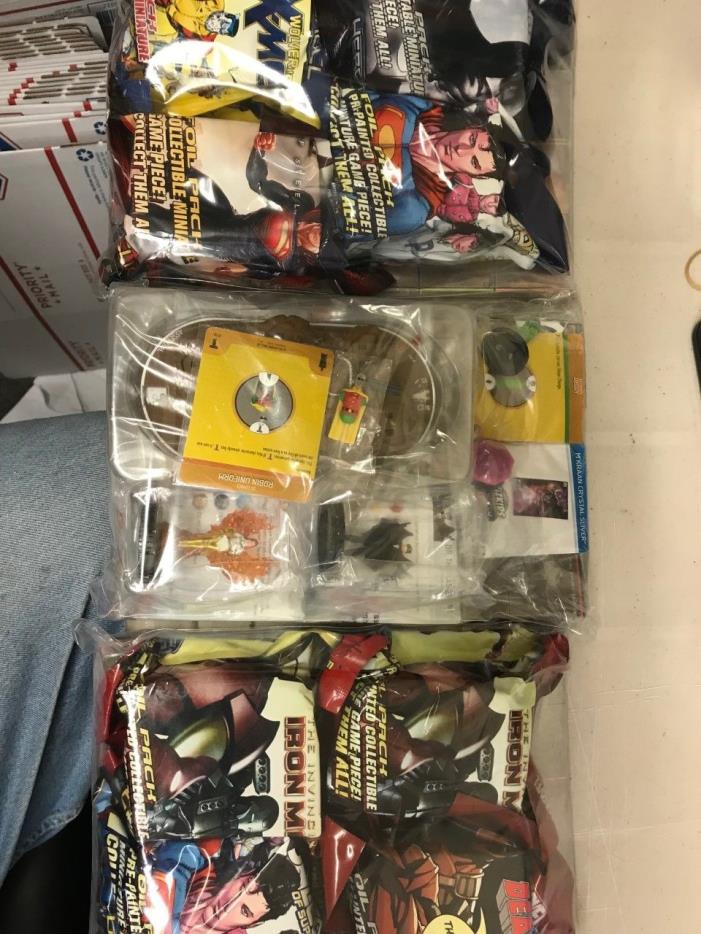 HEROCLIX VARIETY PACKS ( 3 ) NEW SEALED PRODUCTS