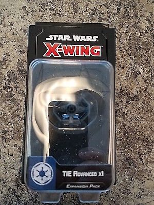Star Wars X-Wing 2nd Edition TIE Advanced Fighter FFG Miniatures Board Game New!