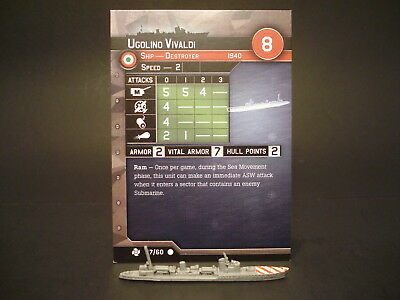 War at Sea 47/60 Ugolino Vivaldi Destroyer (C) IT(#40) SOLD