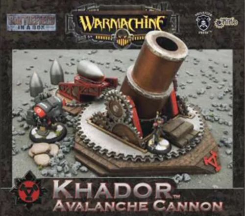 NEW Privateer Press Warmachine painted terrain Khador Avalanche Cannon GF9 OOP