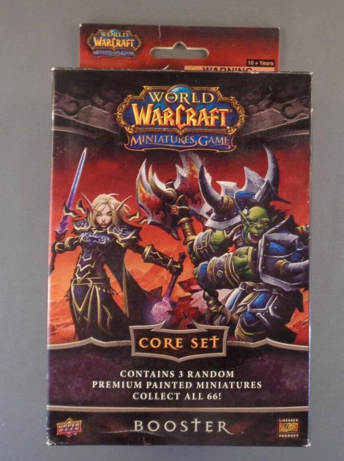 World of Warcraft WoW Miniature Booster - Core Set - 3 Random Painted Minis NEW