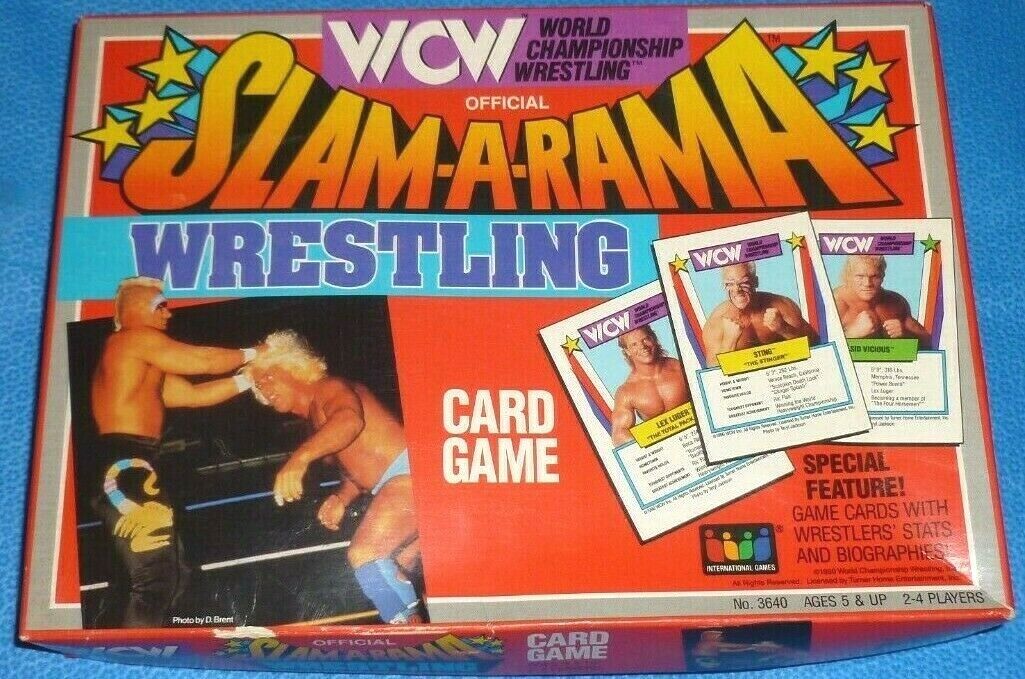 WCW Slam-A-Rama Wrestling Card Game COMPLETE - World Championship Wrestling