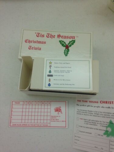 'Tis The Season Christmas Trivia NIB New In Box Anton Enterpises (c) 1993