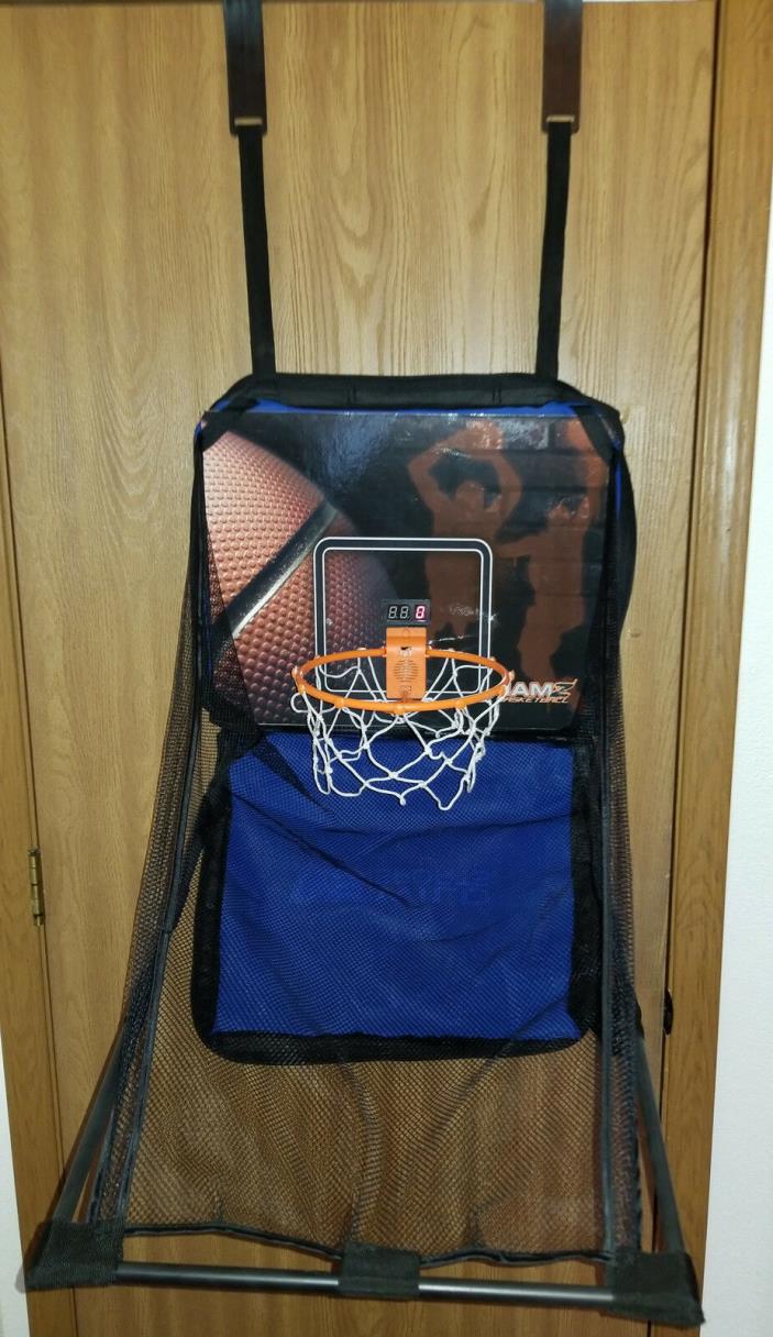 Basketball Hoop - Wild Sports Anywhere Door Jamz Basketball Set - Indoor BB