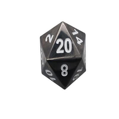 Norse Foundry 45mm D20 Boulder Dice - Drow Black