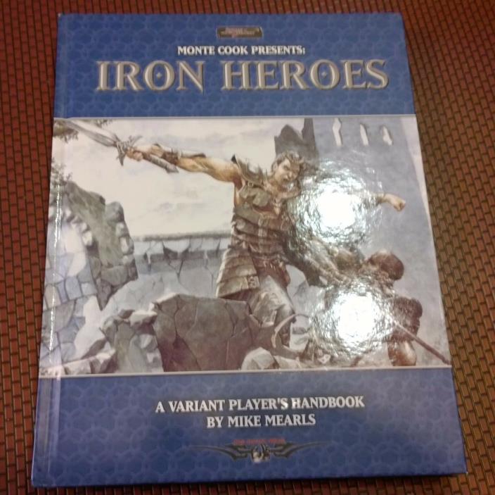 Monte Cook Presents Iron Heroes HC variant players handbook by Mike Mearls