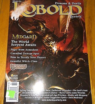 Kobold Quarterly #23 Fall 2012 Pathfinder Open Design Dungeons Dragons