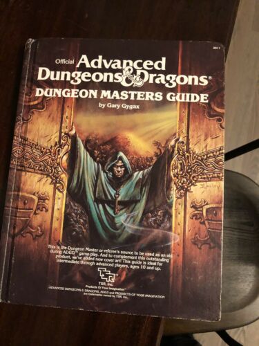1st Edition Dungeons & Dragons AD&D TSR DMG Dungeon Masters Guide by Gary Gygax