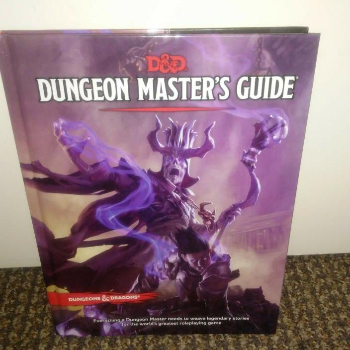 D&D Dungeons Master Guide Hardcover 5th edition fifth