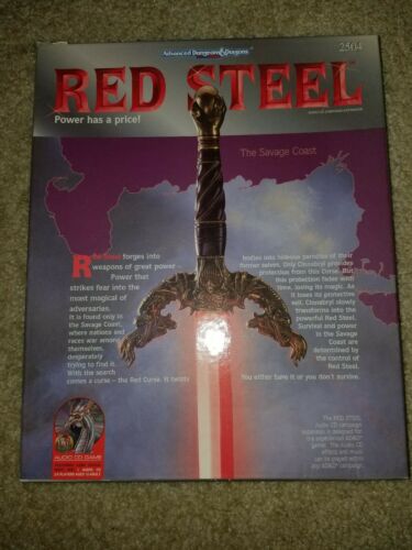 Red Steel Savage Coast Campaign Boxed Set Dungeons & Dragons Available!