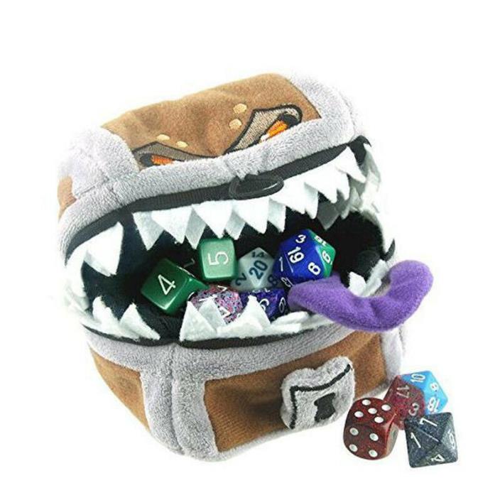 RARE: Dungeons & Dragons Mimic Dice Accessory Bag by Ultra Pro NEW - plus dice!!