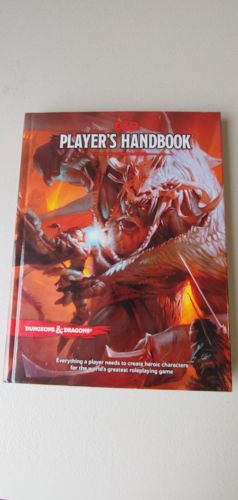 Player's Handbook Dungeons and Dragons 5th Edition 5E