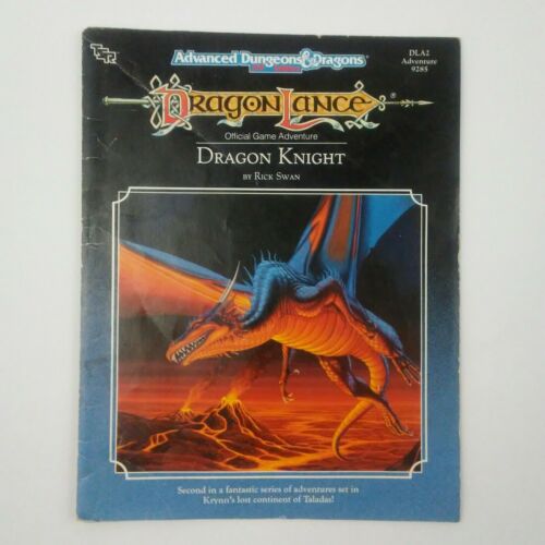 DLA2 DLA3 Advanced D&D Dragon Lance Dragon Knight & Dragon's Rest TSR MAPS ONLY