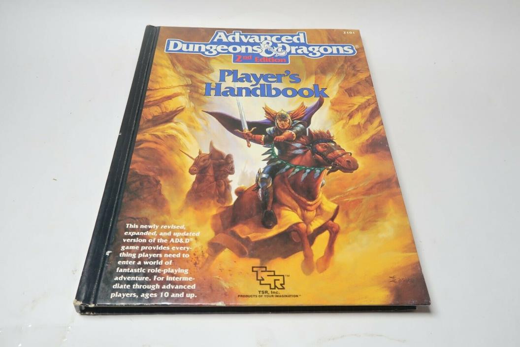 1989 Advanced Dungeons & Dragons 2nd Edition Player's Handbook D&D 2101