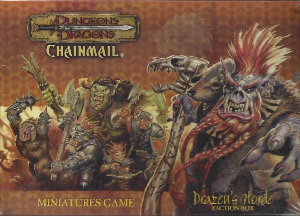 Chainmail Miniatures Game Drazens Horde Faction Box Set  NIB  Sealed 6 minis