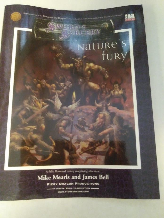 Nature's Fury (Sword Sorcery) Mearls, Mike White Wolf White Wolf Publishing