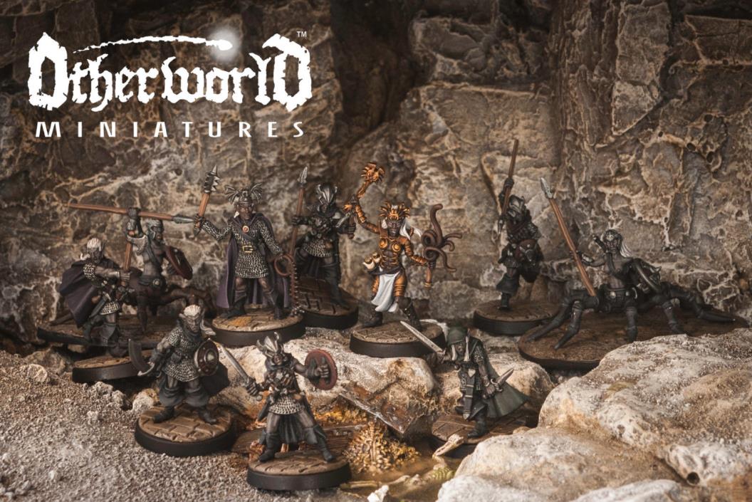 Otherworld D&D Miniatures -  DROW SLAVERS FACTION PACK  (RARE and BRAND NEW!!)
