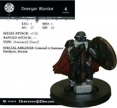 Duergar Warrior #32 Archfiends D&D Miniatures DDM NM D&D Miniatures