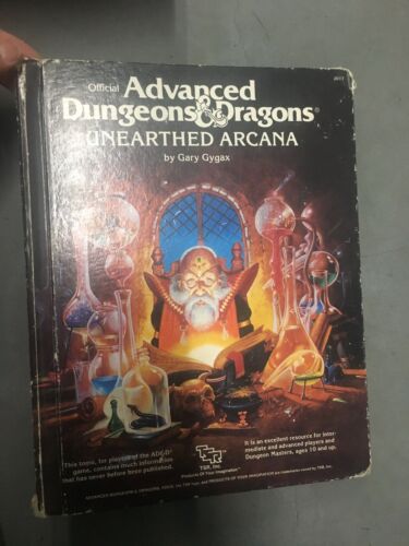 Advanced Dungeons & Dragons Unearthed Arcana Manual #2017