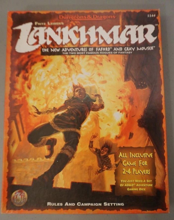 The New Adventures of Fafhrd & Gray Mouser Lankhmar ~1144~ AD&D Boxset tsr