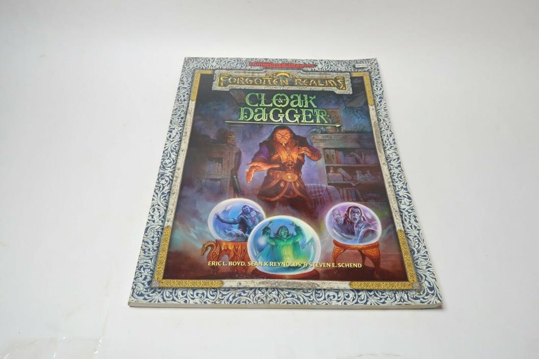 Cloak & Dagger - Forgotten Realms Advanced Dungeons & Dragons AD&D 2E TSR 11627