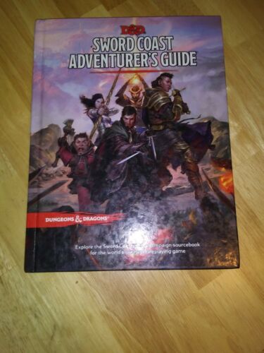 Sword Coast Adventurers Guide Book Hardcover Dungeons & Dragons 5th E.
