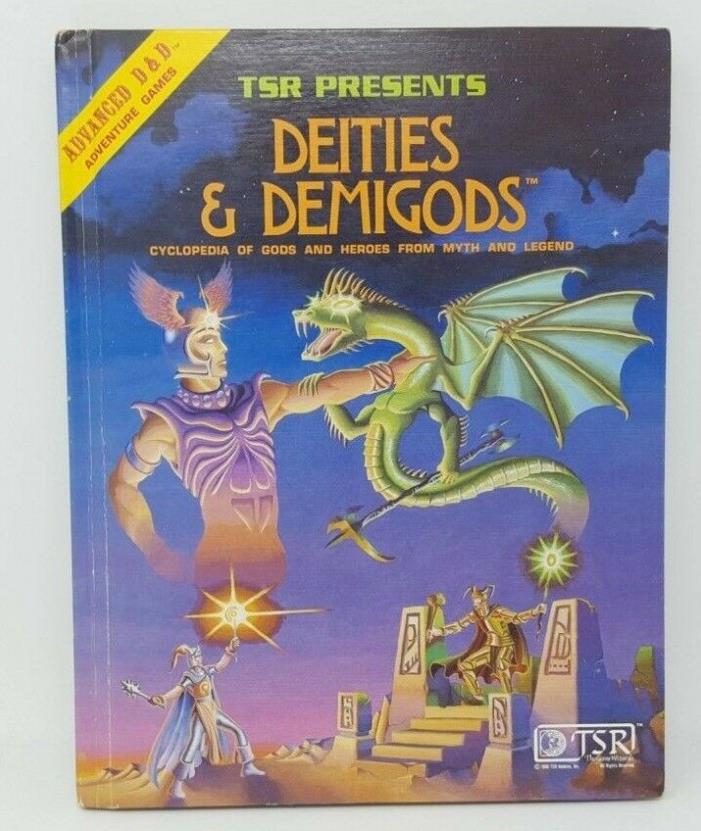 Advanced Dungeons & Dragons Deities & Demigods TSR 2013 AD&D (1980) D&D 128 page