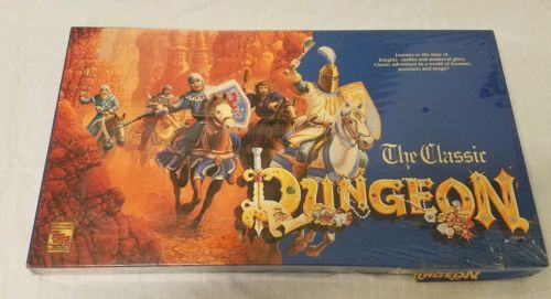 THE CLASSIC DUNGEON TSR BOARD GAME (1992) ROLE PLAYING MEDIEVAL KNIGHTS CASTLES
