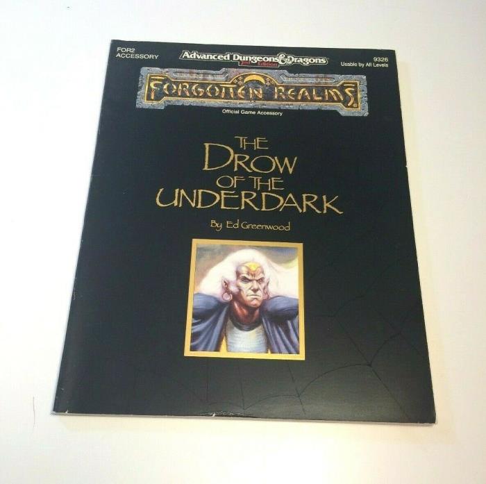 Advanced Dungeons And Dragons Forgotten Realms The Drow Of The Underdark