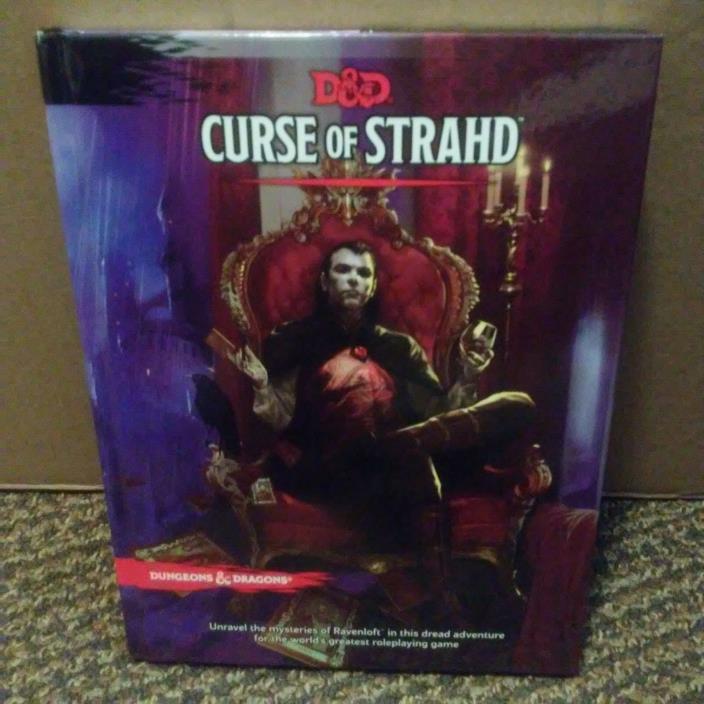 Dungeons & Dragons Curse of Strahd Hardcover 5th Edition fifth RPG