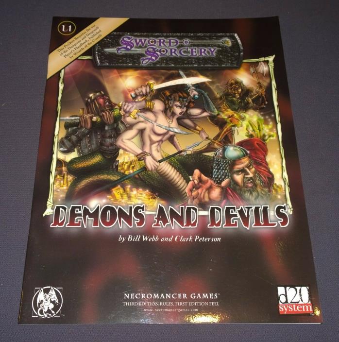 Dungeons & Dragons Demons & Devils Sword & Sorcery SC D&D D20