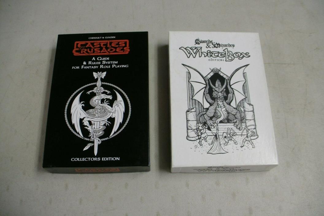 Castles and Crusades RPG Collectors Edition Black Box Set + Swords and Wizardry