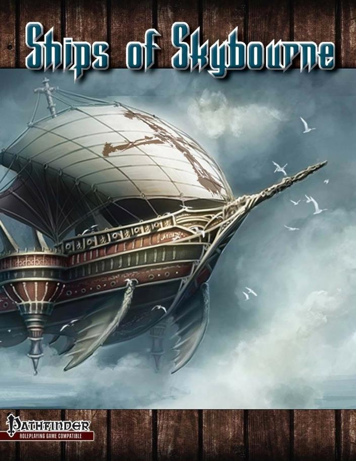 Ships of Skybourne Pathfinder Guide Book New