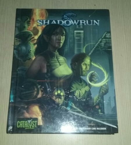 Shadowrun RP4th Edition 20th Anniversary Core Rulebook Catalyst Whizkids Version