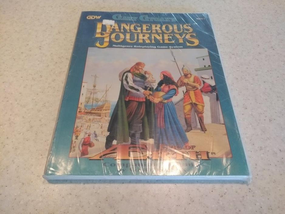 Dangerous Journeys Epic Of Aerth By Gary Gygax Fantasy RPG #5001 1992 GDW