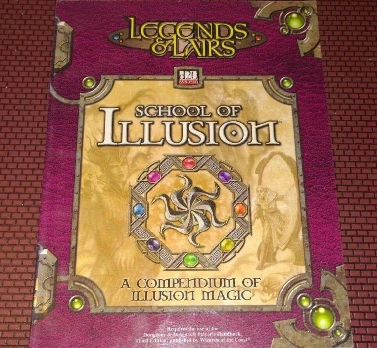 d20 Fantasy Flight Games Legends & Lairs School of Illusion