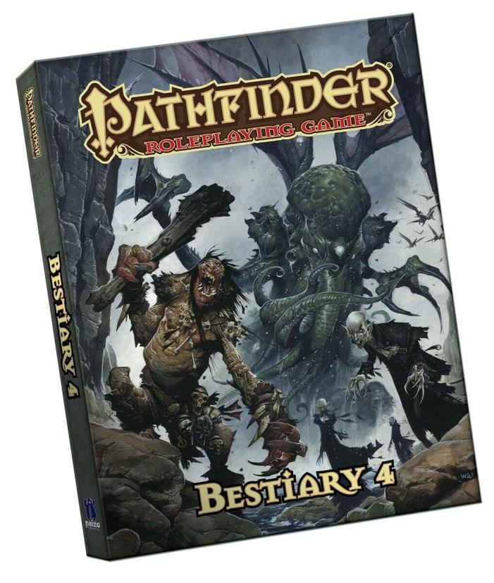 Pathfinder Roleplaying Game Bestiary 4 Hard Cover