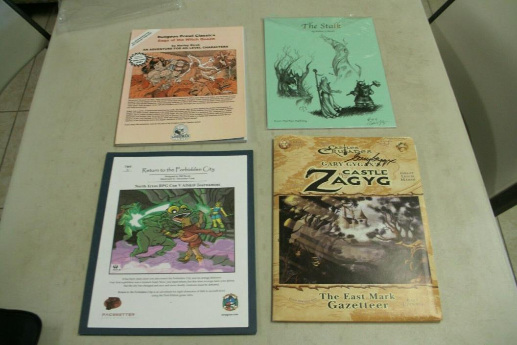 Castle Zagyg - The East Mark Gazetteer by Gary Gygax + Bonus books