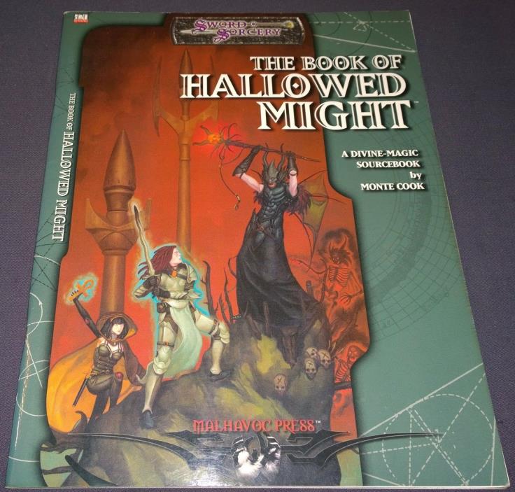 Swords and Sorcery d20 the book of hollowed might Malhavoc press