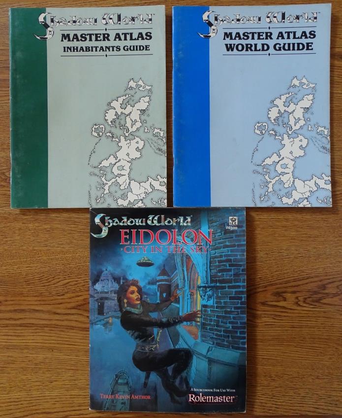Shadow World role playing game books