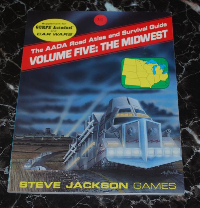 Car Wars/GURPS The AADA Road Atlas and Survival Guide Volume Five: The Midwest