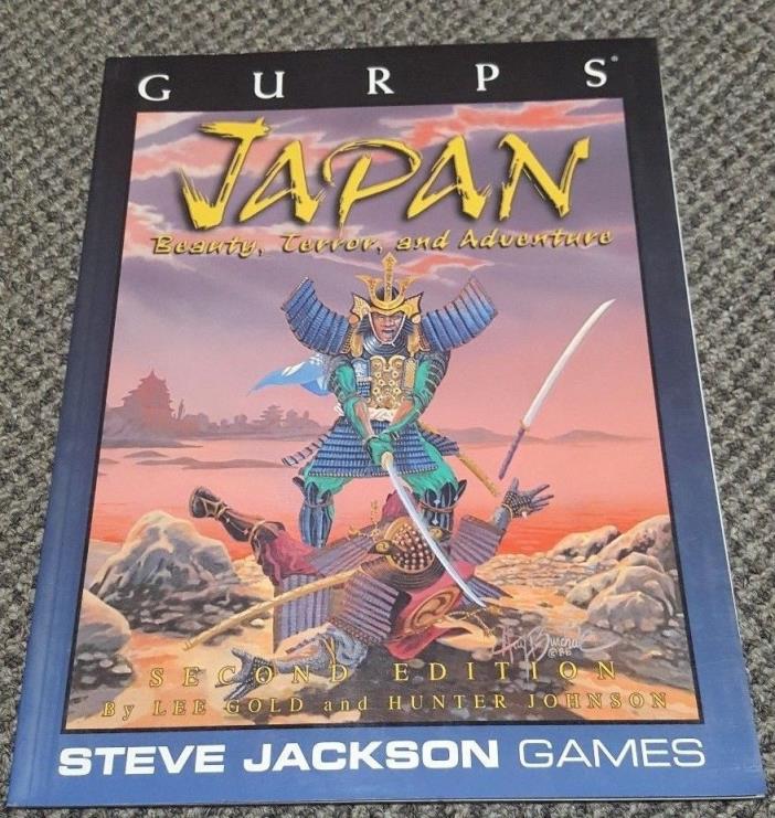 GURPS Japan - Second Edition - Steve Jackson Games 6006 - New