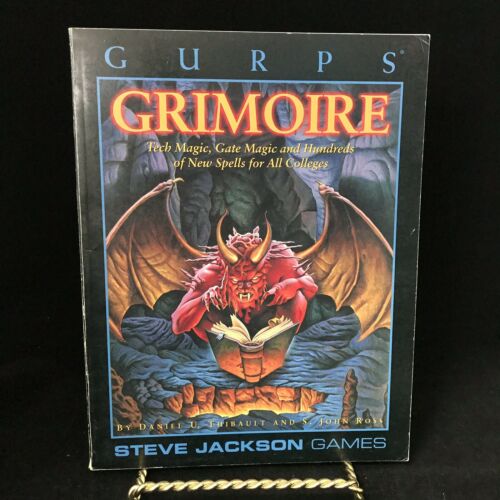Gurps Grimoire  Tech Magic Spells For All Colleges Jacksons Games 1994