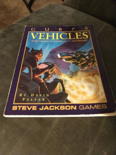 Steve Jackson Games GURPS RPG Vehicles Used OOP